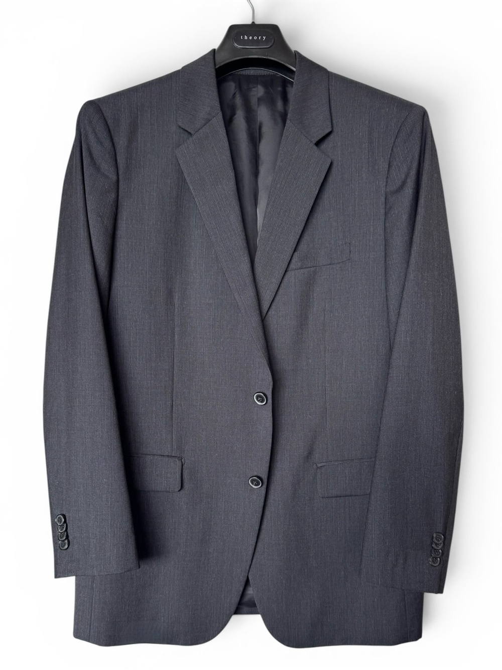 Theory Levanto XYLO 42R Charcoal Gray 100% Wool Blazer Sport Coat NWOT - Picture 3 of 13